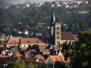 city church, esslingen, fog-959202 city church, esslingen, fog